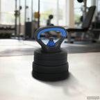 Set di manubri, bilanciere e kettlebell 4-in-1 20 kg Nero e Blu