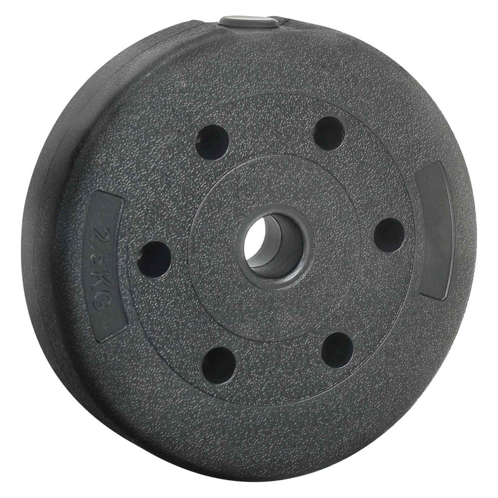 Piastre di Peso 4 pcs 10 kg Nero Cemento e sabbia di ferro