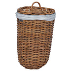 Cesto per Lavanderia 2 pcs Marrone Rattan Kubu