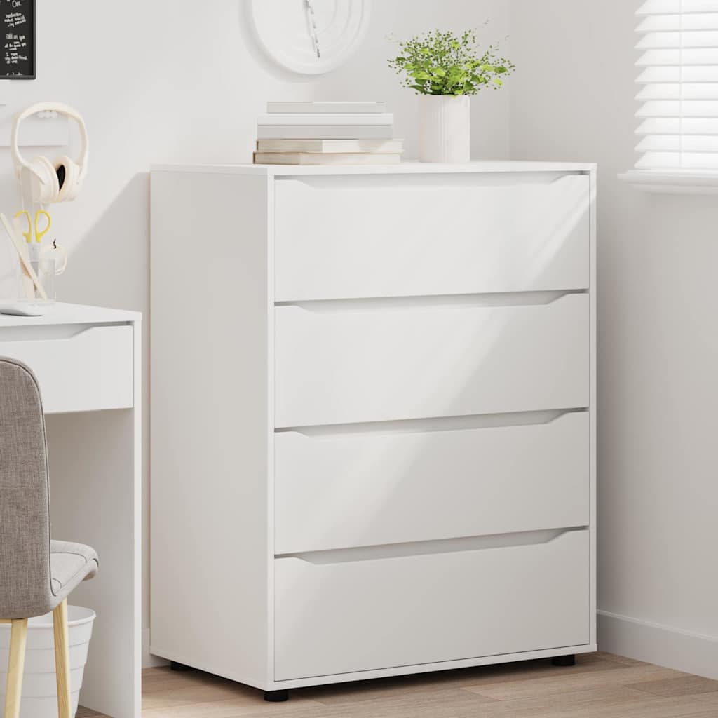 Armadi di Stoccaggio Bianco 80 x 48 x 105 cm Legno multistrato