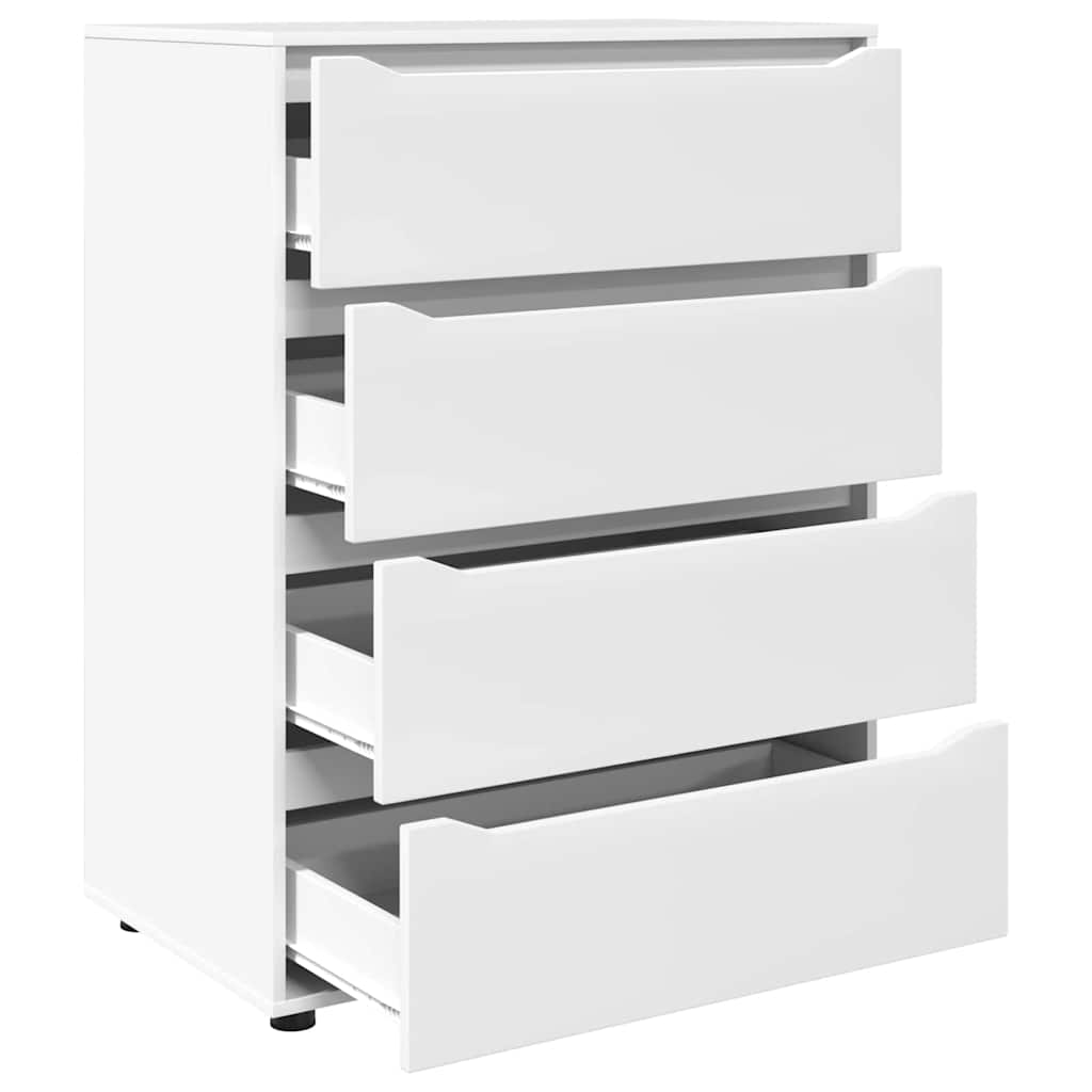 Armadi di Stoccaggio Bianco 80 x 48 x 105 cm Legno multistrato