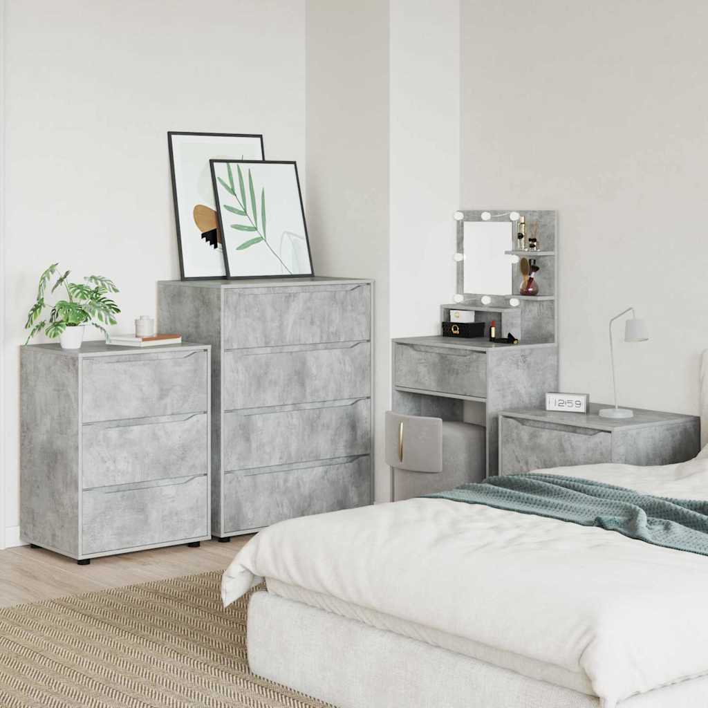 Armadi di Stoccaggio Grigio cemento 80 x 48 x 105 cm
