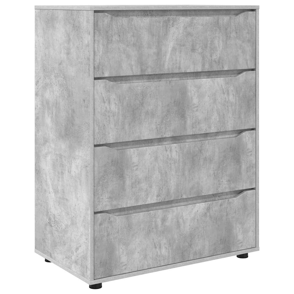 Armadi di Stoccaggio Grigio cemento 80 x 48 x 105 cm