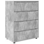 Armadi di Stoccaggio Grigio cemento 80 x 48 x 105 cm