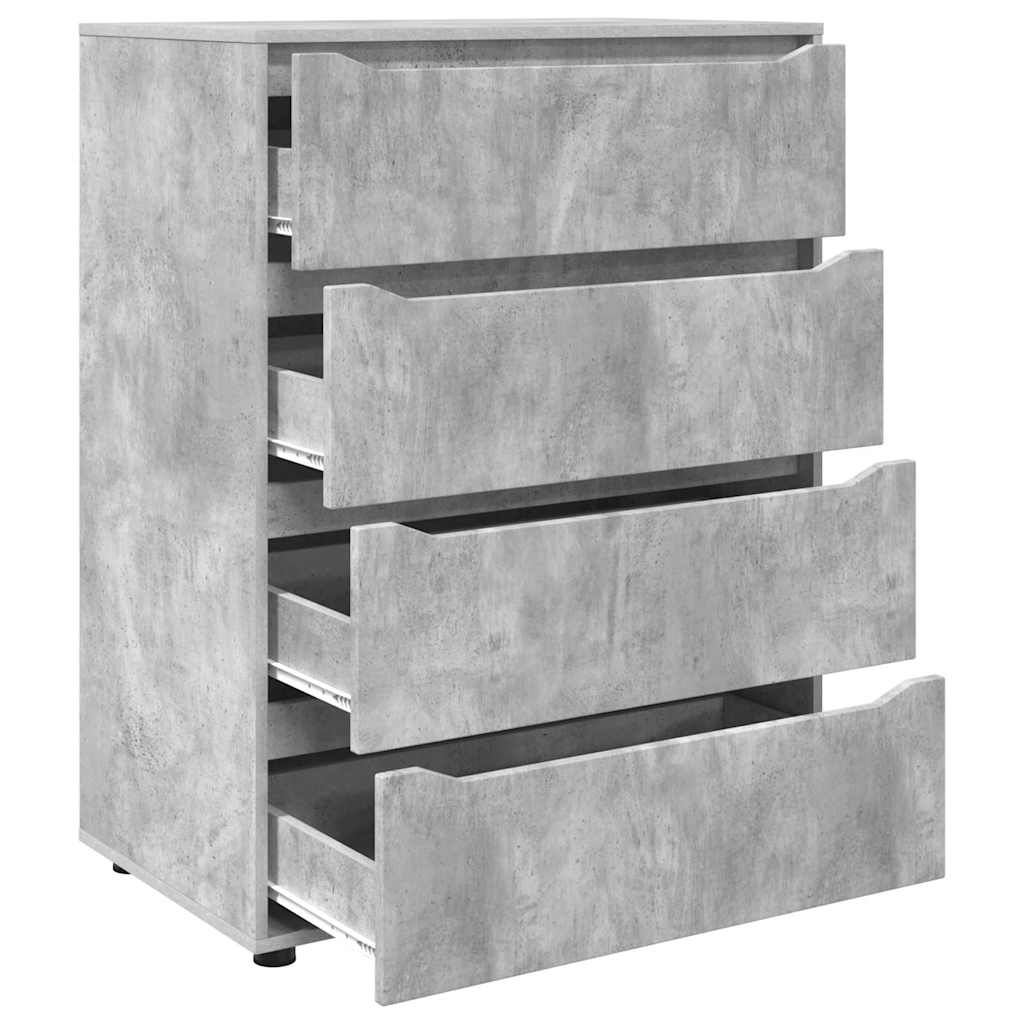 Armadi di Stoccaggio Grigio cemento 80 x 48 x 105 cm