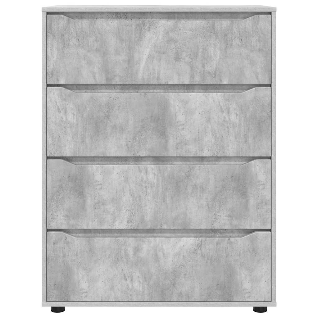 Armadi di Stoccaggio Grigio cemento 80 x 48 x 105 cm