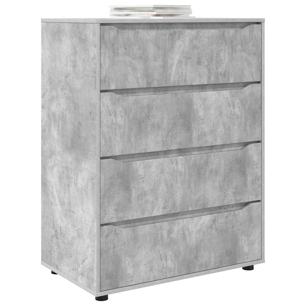 Armadi di Stoccaggio Grigio cemento 80 x 48 x 105 cm