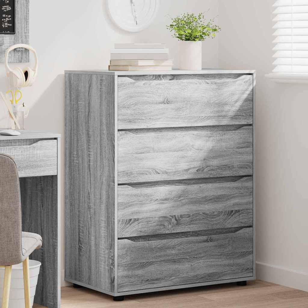 Armadi di Stoccaggio Grigio Sonoma 80 x 48 x 105 cm
