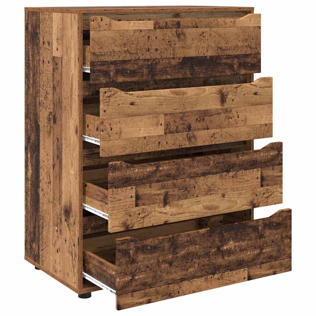 Armadi di Stoccaggio Legno vecchio 80 x 48 x 105 cm