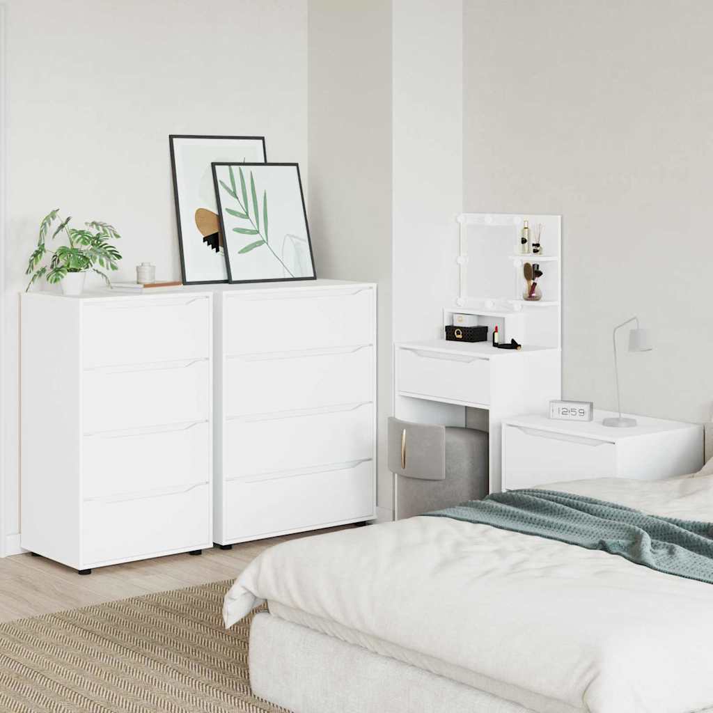 Armadi di Stoccaggio Bianco 60 x 48 x 105 cm Legno multistrato