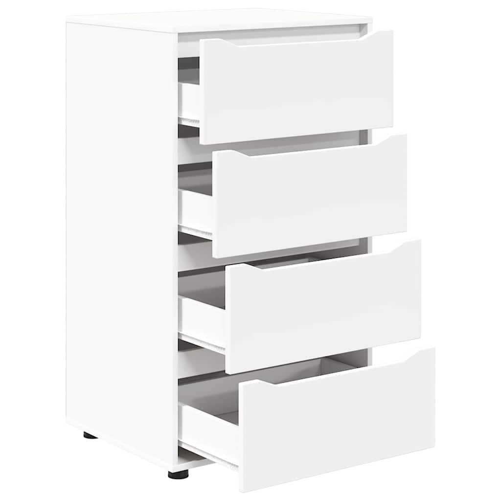 Armadi di Stoccaggio Bianco 60 x 48 x 105 cm Legno multistrato