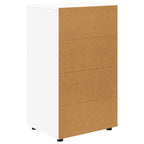 Armadi di Stoccaggio Bianco 60 x 48 x 105 cm Legno multistrato