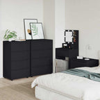 Armadi di Stoccaggio Nero 60 x 48 x 105 cm Legno multistrato