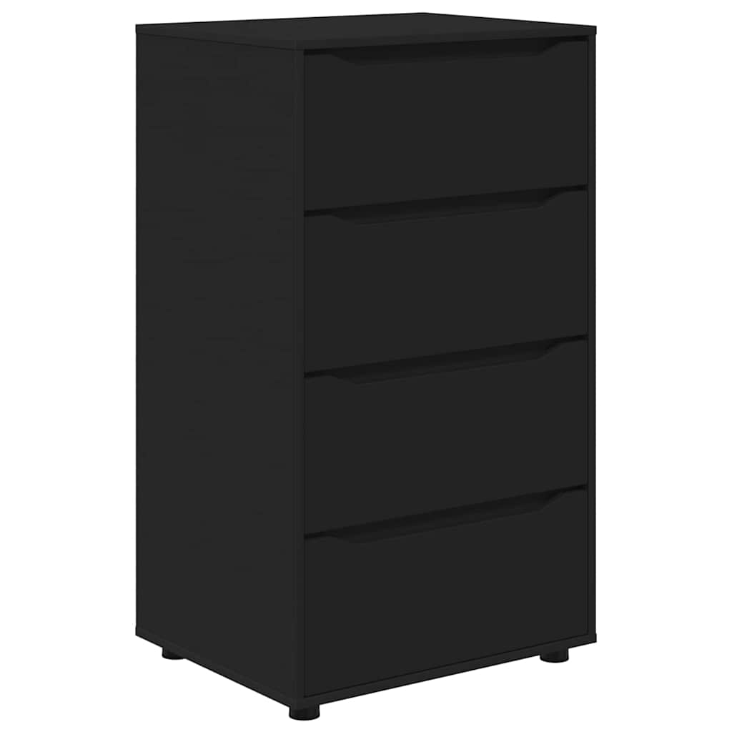 Armadi di Stoccaggio Nero 60 x 48 x 105 cm Legno multistrato