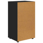 Armadi di Stoccaggio Nero 60 x 48 x 105 cm Legno multistrato
