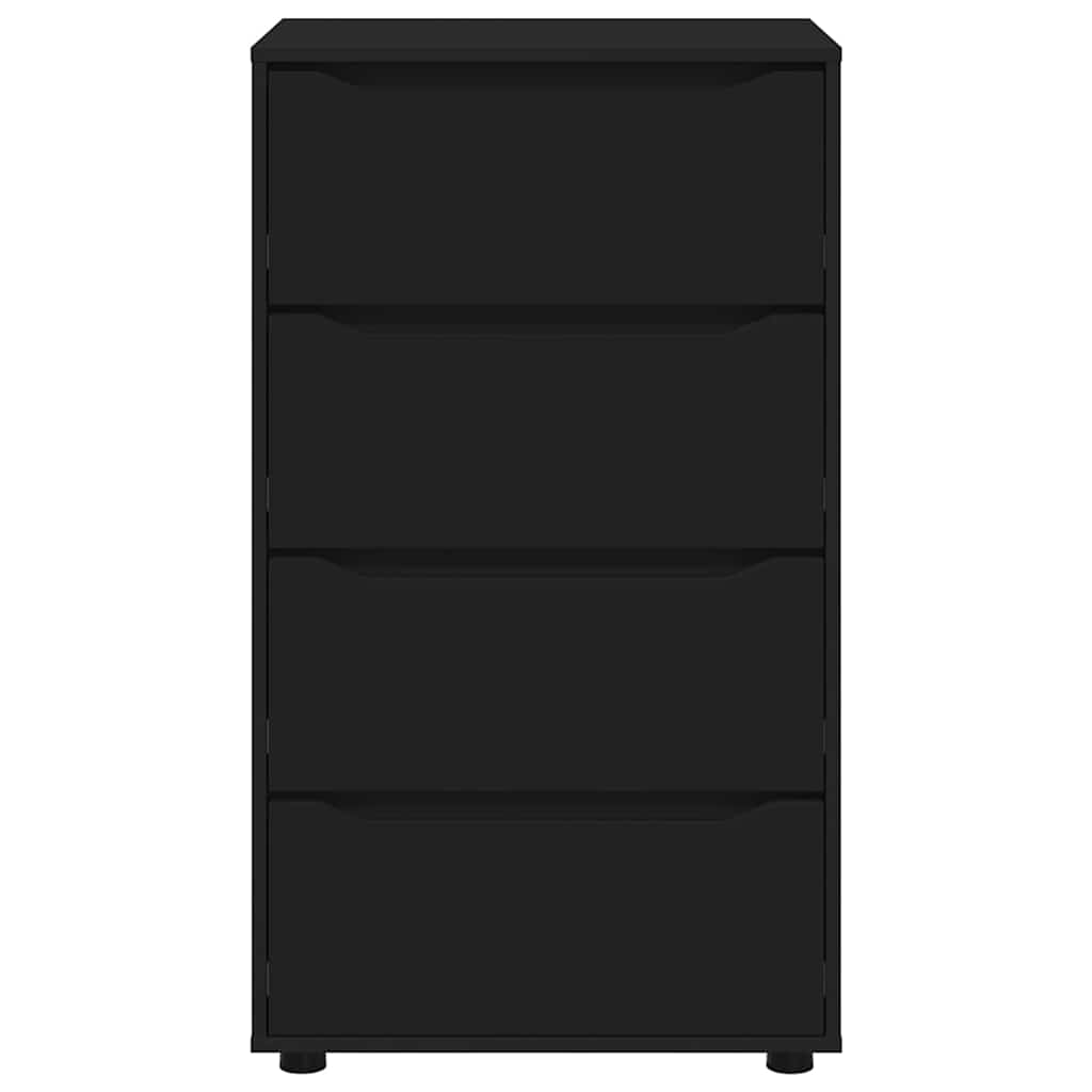 Armadi di Stoccaggio Nero 60 x 48 x 105 cm Legno multistrato