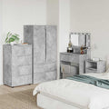 Armadi di Stoccaggio Grigio cemento 60 x 48 x 105 cm