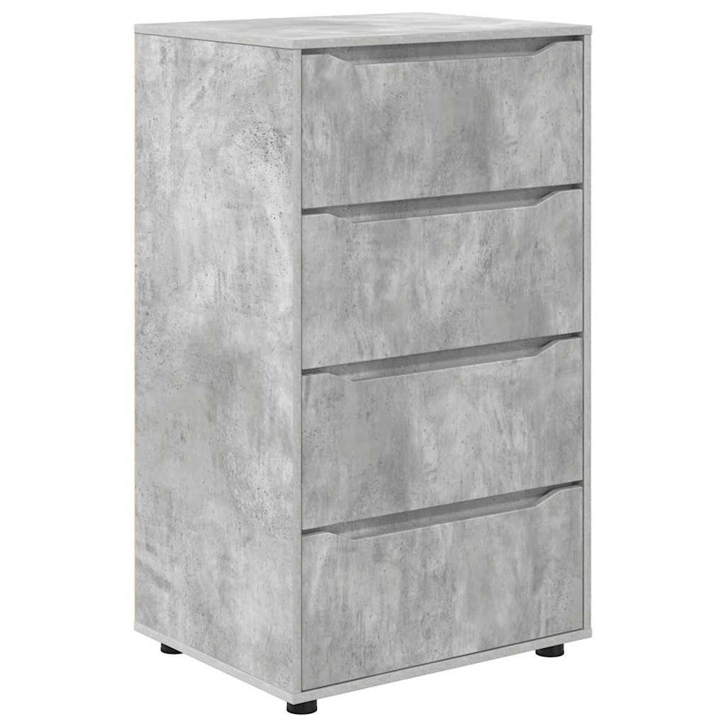 Armadi di Stoccaggio Grigio cemento 60 x 48 x 105 cm