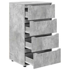 Armadi di Stoccaggio Grigio cemento 60 x 48 x 105 cm