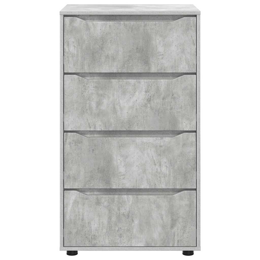 Armadi di Stoccaggio Grigio cemento 60 x 48 x 105 cm