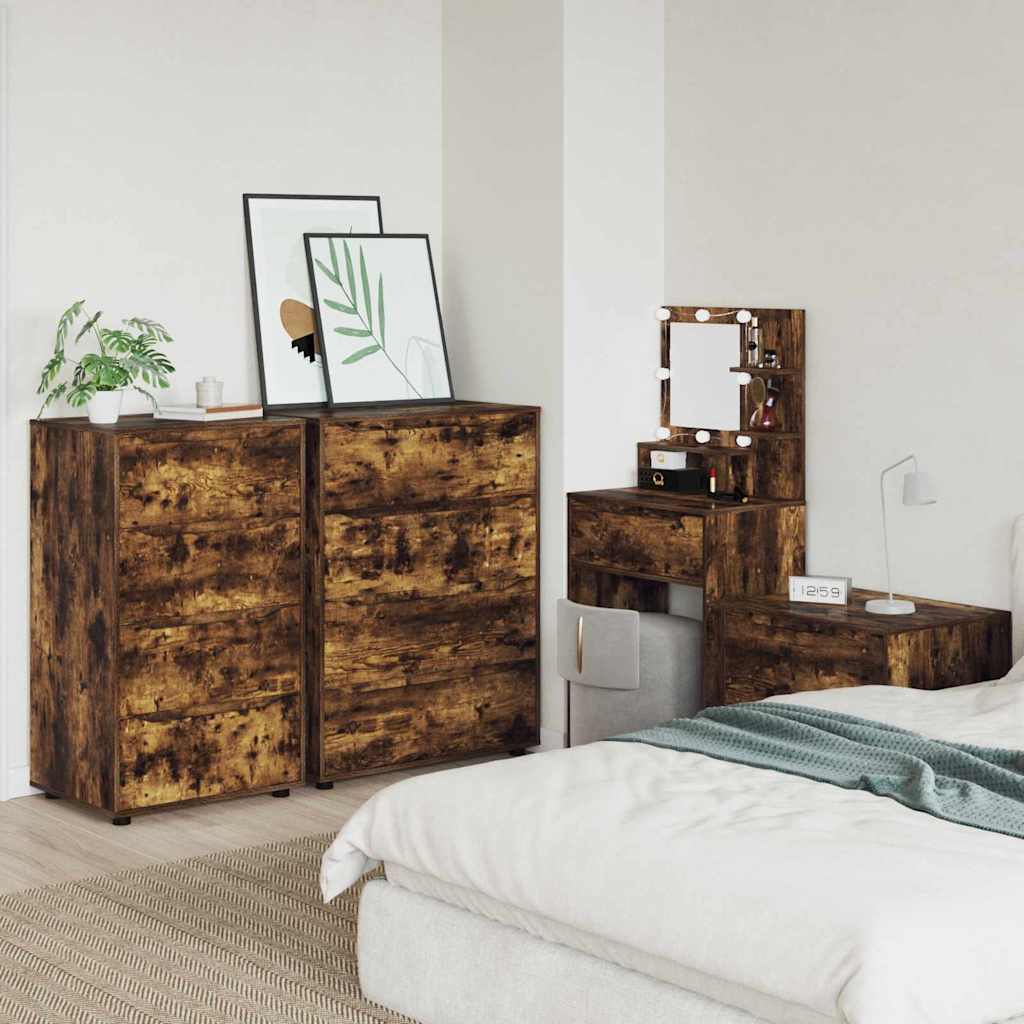 Armadi di Stoccaggio Rovere fumé 60 x 48 x 105 cm