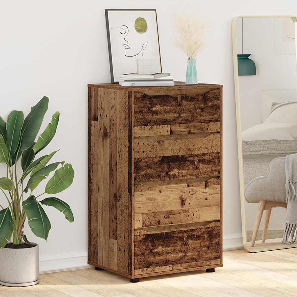 Armadi di Stoccaggio Legno vecchio 60 x 48 x 105 cm
