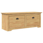 Panchina per corridoio BODO Marrone miele 118 x 40 x 50 cm