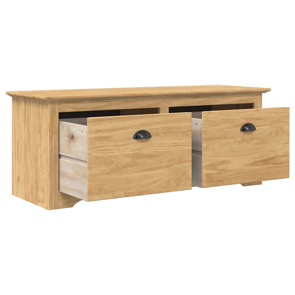 Panchina per corridoio BODO Marrone miele 118 x 40 x 50 cm