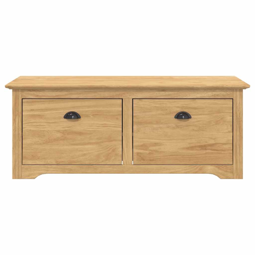 Panchina per corridoio BODO Marrone miele 118 x 40 x 50 cm