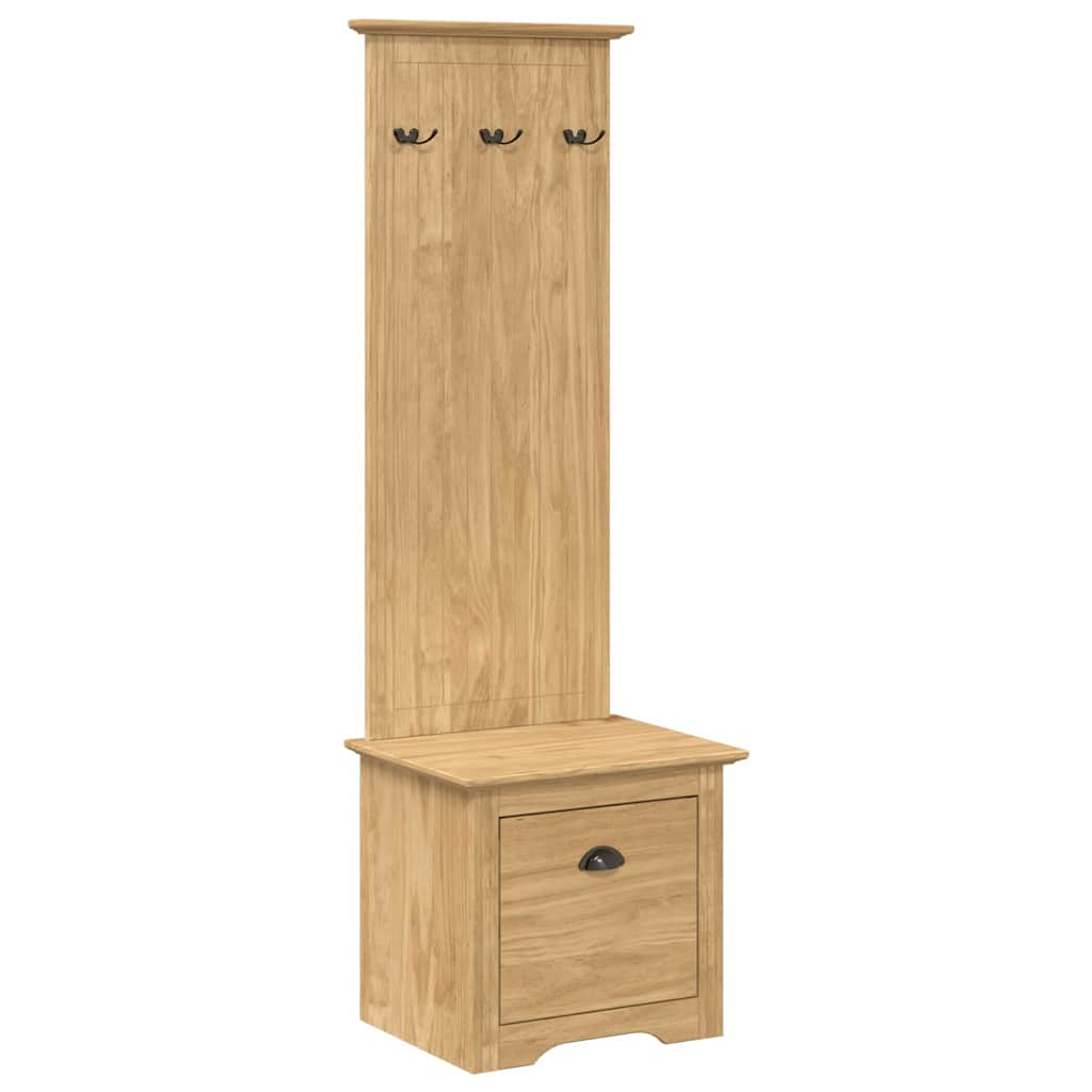 Armadio per corridoio BODO Marrone miele 50 x 40 x 156,7 cm
