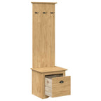 Armadio per corridoio BODO Marrone miele 50 x 40 x 156,7 cm