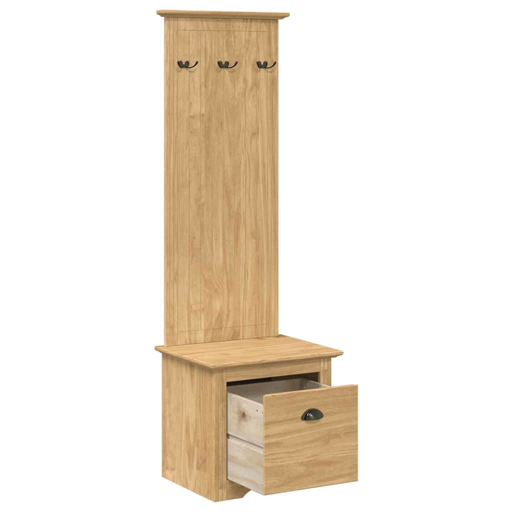 Armadio per corridoio BODO Marrone miele 50 x 40 x 156,7 cm