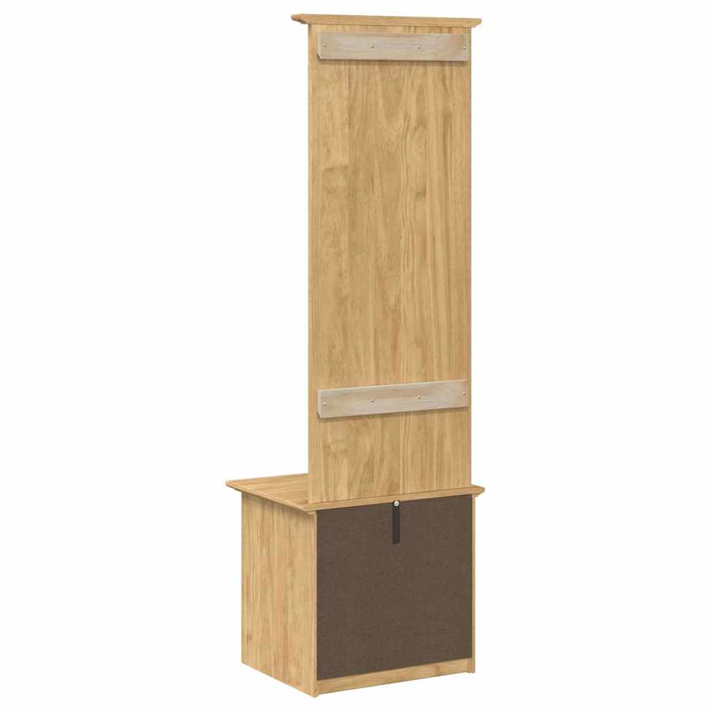 Armadio per corridoio BODO Marrone miele 50 x 40 x 156,7 cm