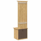 Armadio per corridoio BODO Marrone miele 50 x 40 x 156,7 cm