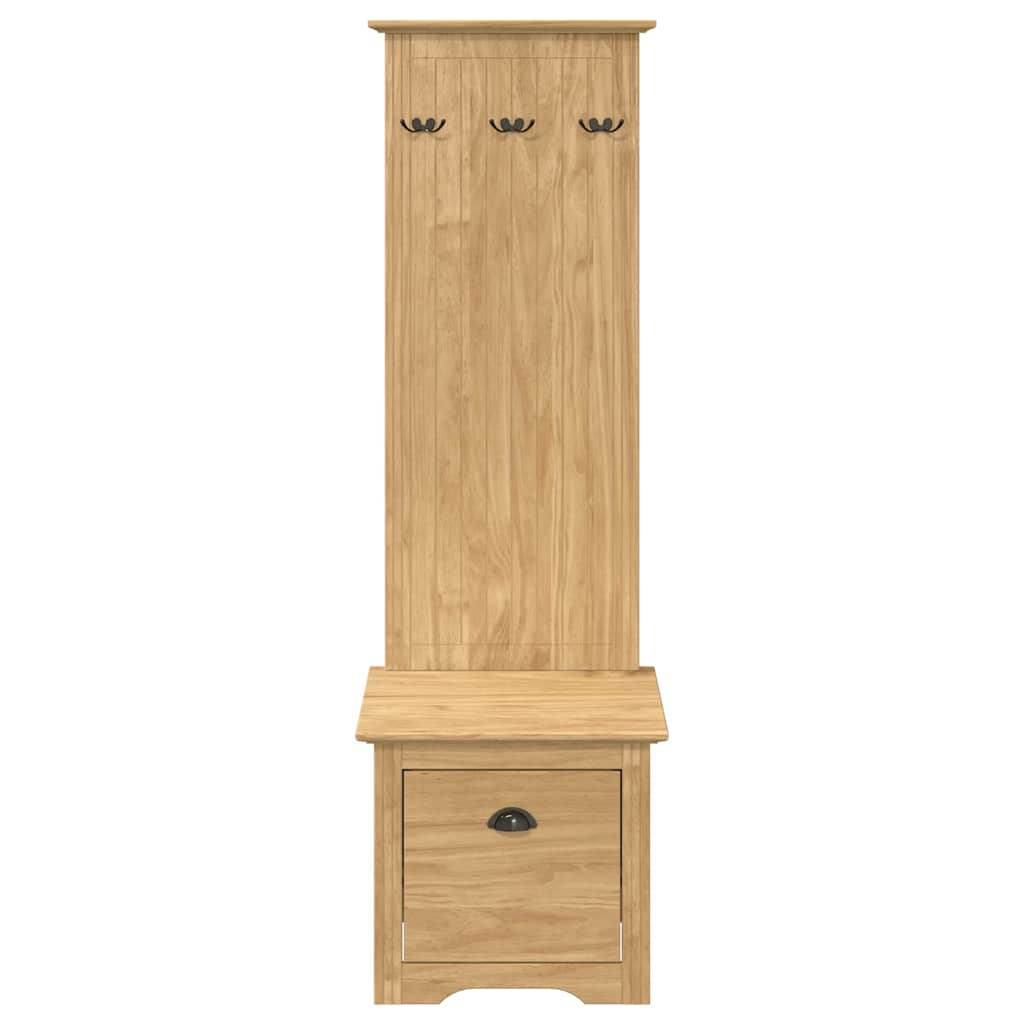Armadio per corridoio BODO Marrone miele 50 x 40 x 156,7 cm