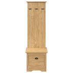 Armadio per corridoio BODO Marrone miele 50 x 40 x 156,7 cm