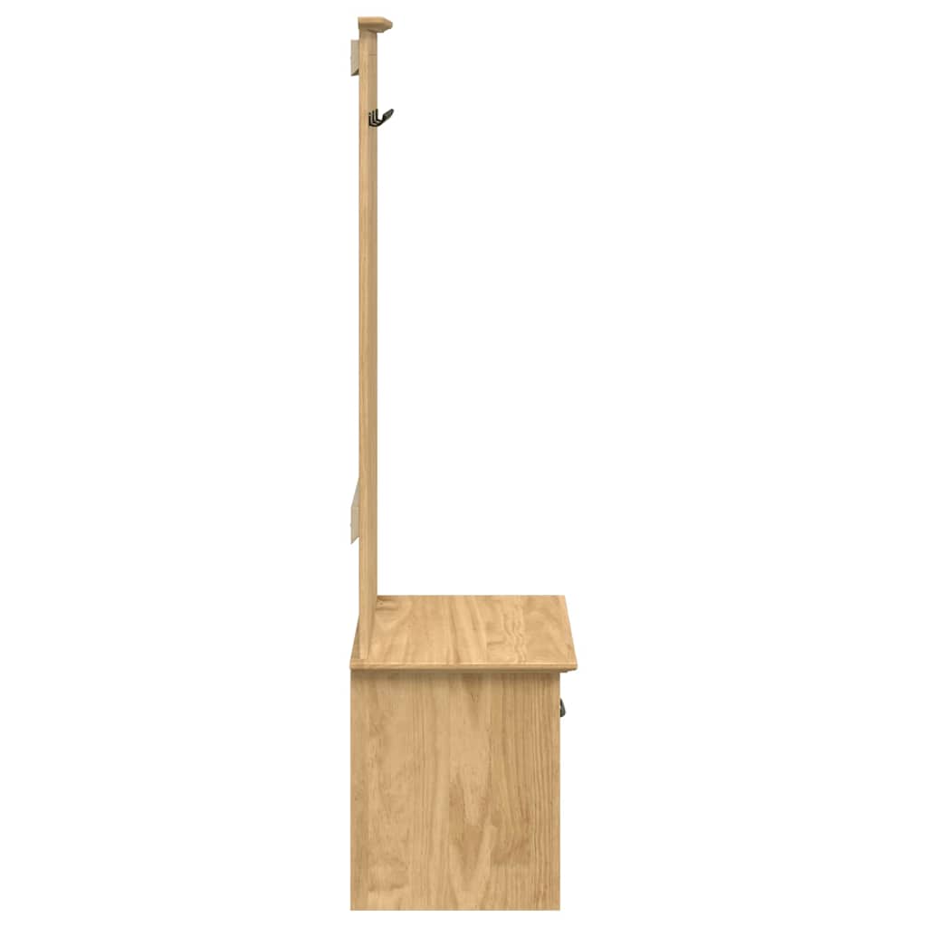 Armadio per corridoio BODO Marrone miele 50 x 40 x 156,7 cm