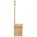 Armadio per corridoio BODO Marrone miele 50 x 40 x 156,7 cm