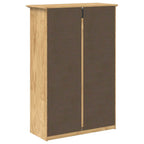 Scarpiera BODO Marrone miele 80 x 35 x 118 cm Legno multistrato