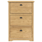Scarpiera BODO Marrone miele 80 x 35 x 118 cm Legno multistrato