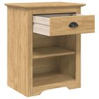 Armadio da Notte BODO Marrone miele 53 x 38,5 x 67 cm