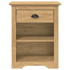 Armadio da Notte BODO Marrone miele 53 x 38,5 x 67 cm