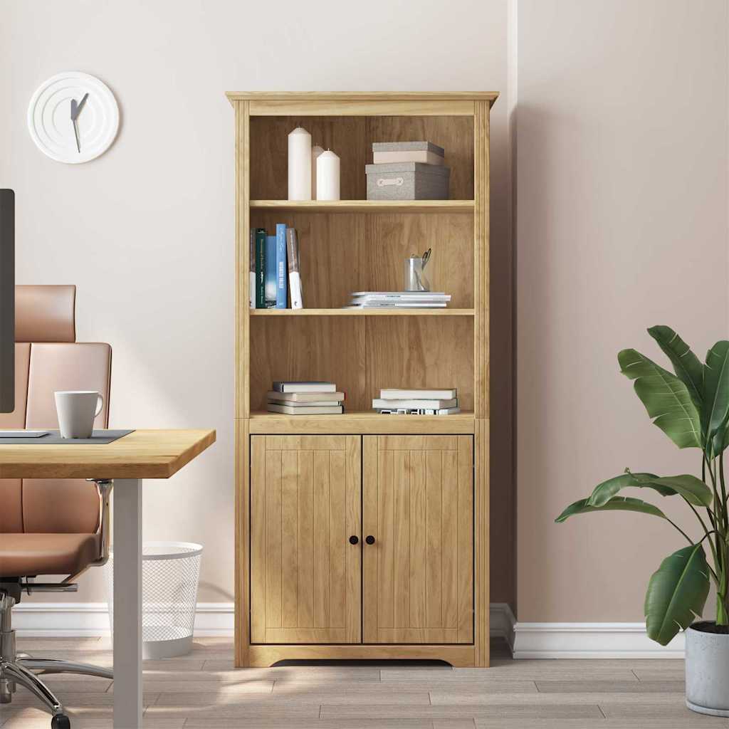Libreria BODO Marrone miele 82 x 40 x 173 cm Legno multistrato