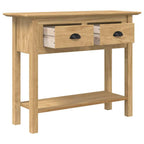 Tavolo consolle BODO Marrone miele 91 x 34.7 x 74 cm