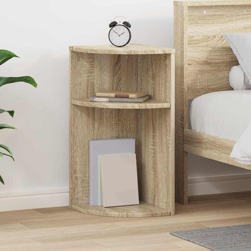 Tavolino Rovere Sonoma 29,6 x 29,6 x 60 cm Legno multistrato