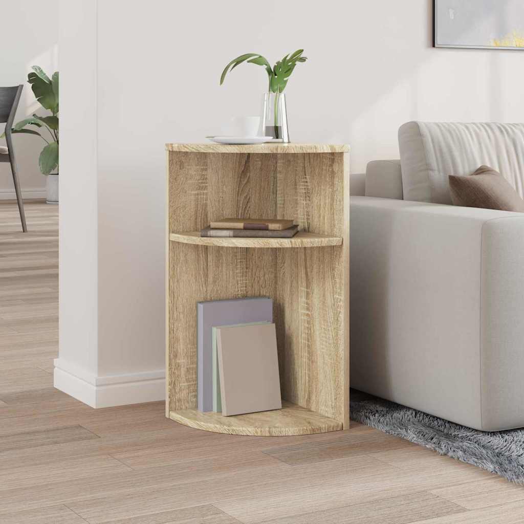 Tavolino Rovere Sonoma 29,6 x 29,6 x 60 cm Legno multistrato
