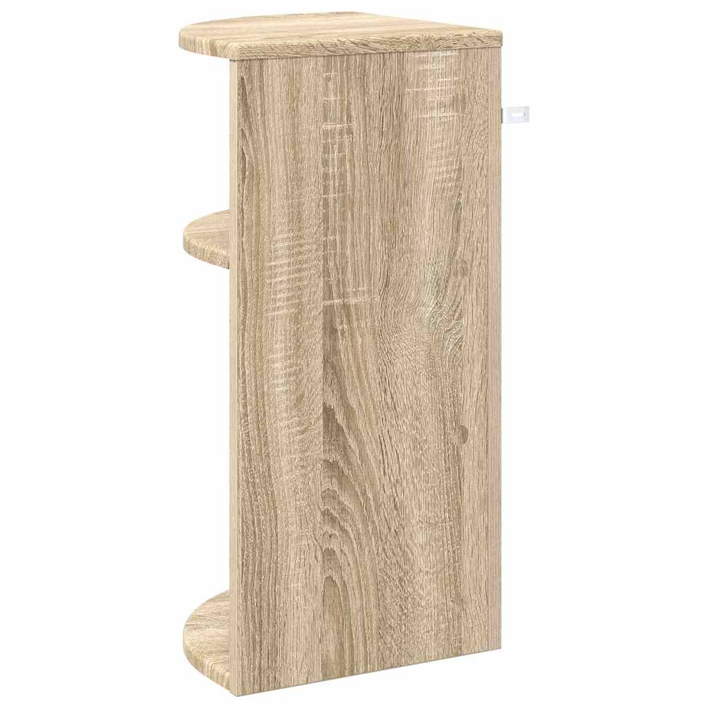Tavolino Rovere Sonoma 29,6 x 29,6 x 60 cm Legno multistrato
