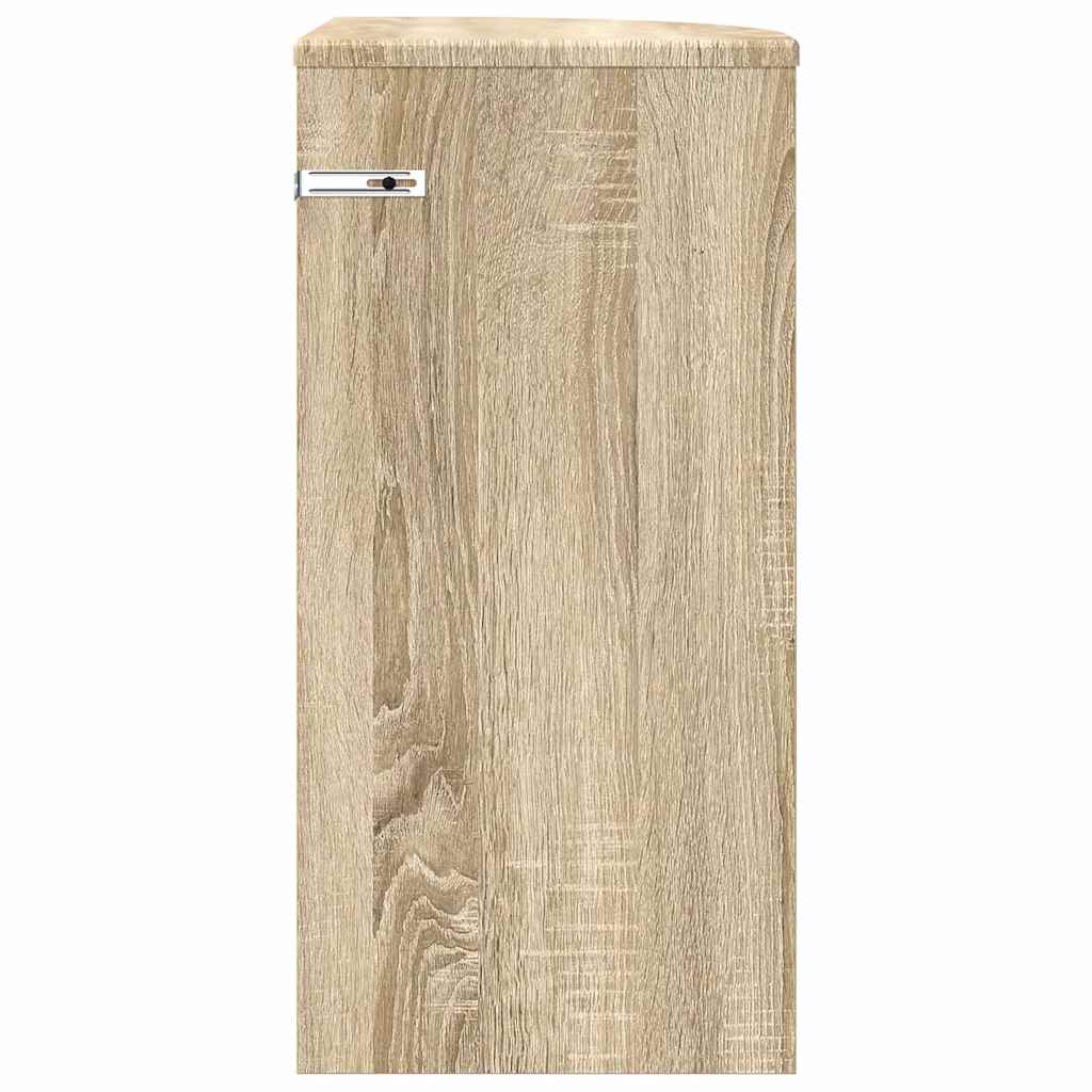 Tavolino Rovere Sonoma 29,6 x 29,6 x 60 cm Legno multistrato
