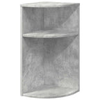 Tavolino Grigio cemento 29,6 x 29,6 x 60 cm Legno multistrato