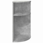 Tavolino Grigio cemento 29,6 x 29,6 x 60 cm Legno multistrato